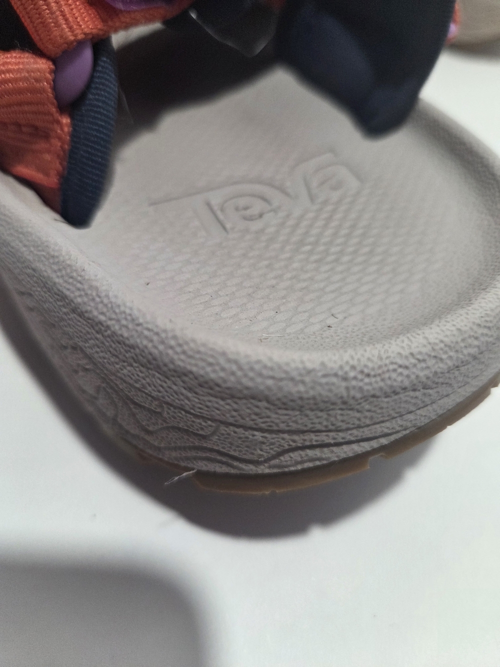 Teva Coral Strappy Outdoor Sandals with Light Gray Footbed - Picture 4 of 7